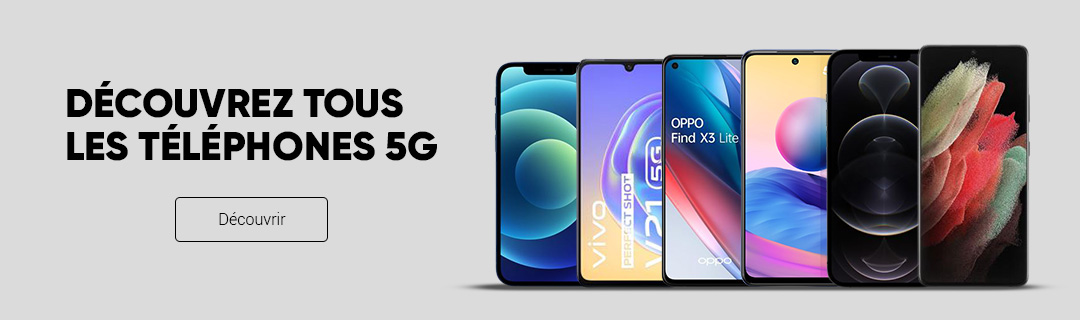 Découvrez tous les téléphones 5G