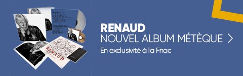 Métèque Édition Limitée Vinyle Blanc Coffret Deluxe : Vinyle album en Renaud  : tous les disques à la Fnac