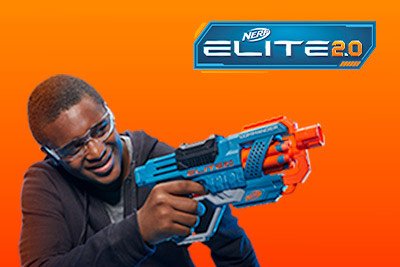 NERF ELITE 2.0 - RECHARGE DE 20 FLÉCHETTES EN MOUSSE - CAMIONS, ARMES ET  SUPERHÉROS / Armes et combat