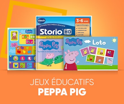 Jeu Storio - peppa pig VTECH : le jeu à Prix Carrefour