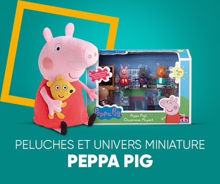 Puzzle Peppa Pig malette de 4 modèles dès 3 ans