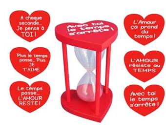 Sablier Coeur Chaque Seconde Je Pense A Toi Autre Gadget Achat Prix Fnac L'amour c'est toi et moi, avec juste le plaisir de s'aimer. sablier coeur chaque seconde je pense