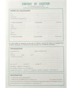 Exacompta Feuille Contrat De Location Pour Locaux Non Meubles Autres Accessoires De Bureau Achat Prix Fnac