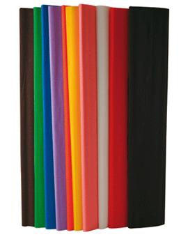 Papier Crépon Qualité Supérieur - Feuille 250x50 Cm, Couleur Jaune Or - Pour Décoration, Artisanat, Fêtes