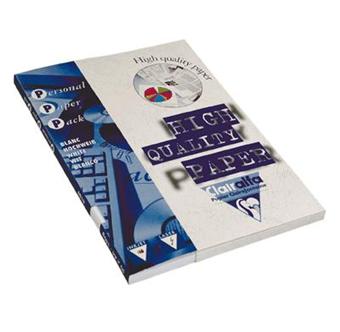Clairefontaine - Papier Clairalfa A4 160g Blanc - Etui De 50f - Enveloppe -  Achat & prix