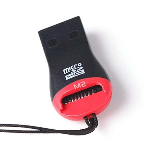 Lecteur de Carte Mémoire Trixes USB pour Micro SD SDHC et M2