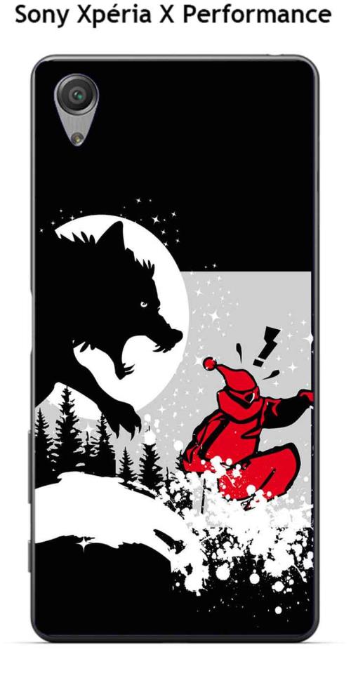 Coque Sony Xpéria X Performance design Loup