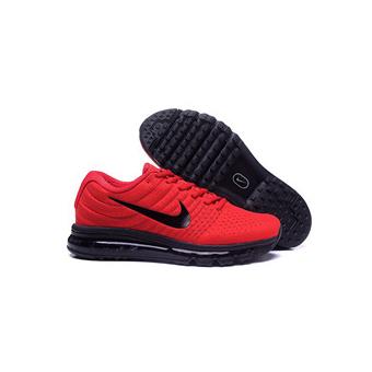 Homme Nike Air Max 2017 Rouge Homme Nike Air Max 2017 Nike Air Baskets Nike Air Max 2017 Homme, Chaussures de Running homme rouge et noir Taille 42