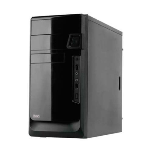 3GO Semitower Box NAIN mATX Noir et source 500W