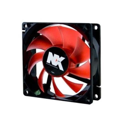 Nox Ventilateur Série NX 8cm Rouge