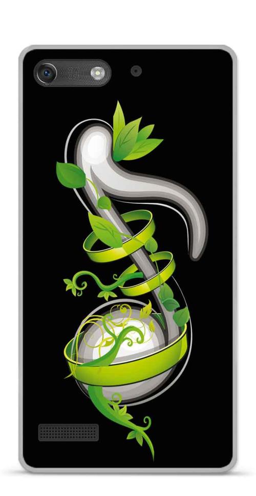 Coque TPU gel souple Huawei Ascend G6 design Music