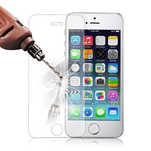 CABLING® verre trempé iPhone 5 / 5s. Film protection iPhone 5 / 5s avec un degré de dureté de 9H et des angles arrondis 2,5D. Protection écran iPhone 5 / 5s