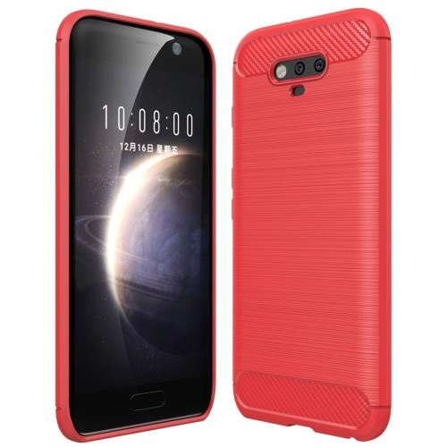 Huawei Honor Magic Coque Protection TPU Rouge Effet brossé