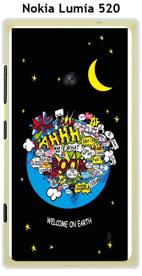Coque Nokia Lumia 520 design Welcome