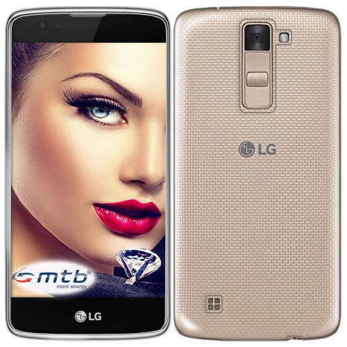 mtb more energy® Coque ultra-mince pour LG K8 (K350N, 5.0'') - transparent - souple - TPU Gel Housse poche étui de protection
