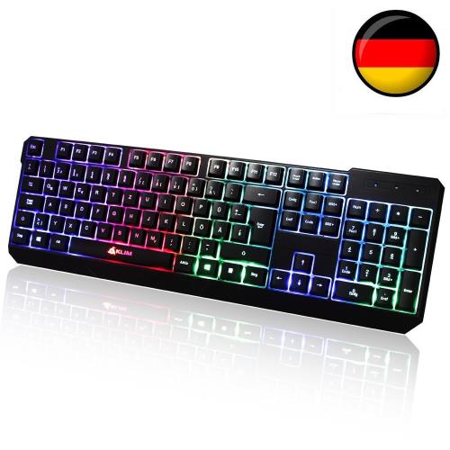 KLIM QWERTZ - Clavier Gaming - Rétroéclairé
