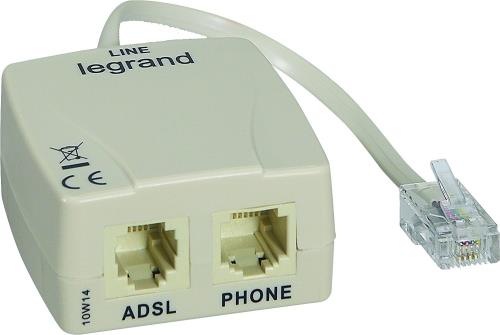 Filtre ADSL RJ45 - Legrand