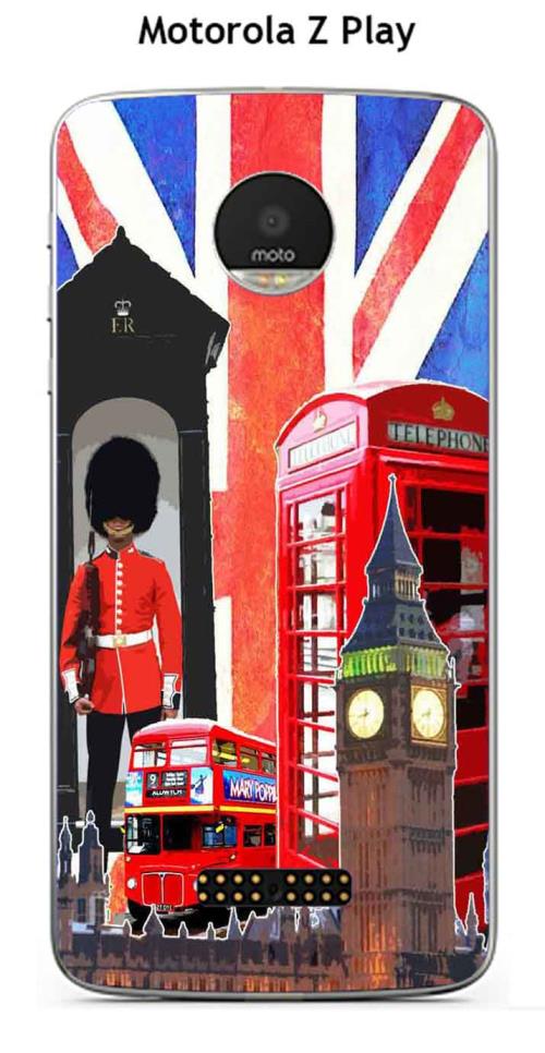 Coque Motorola Moto Z Play design Londres-1