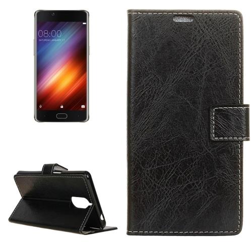 Doogee Shoot 1 Housse Etui Cuir PU Noir Effet Peau rétro ALS16724
