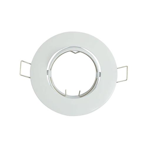 Support Spot LED Orientable Rond D92 Blanc