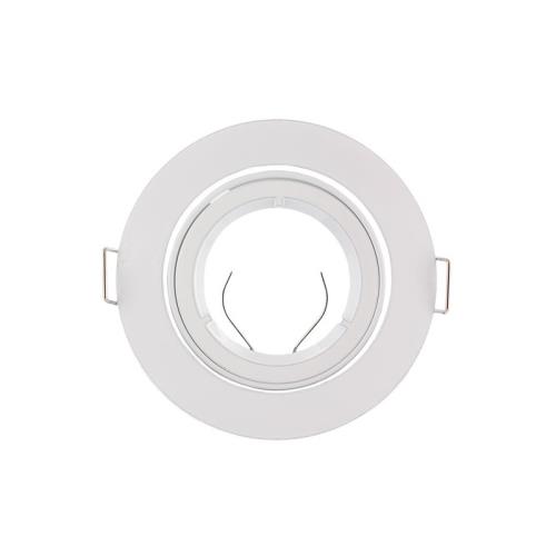 Support Spot LED Orientable Rond D93 Blanc