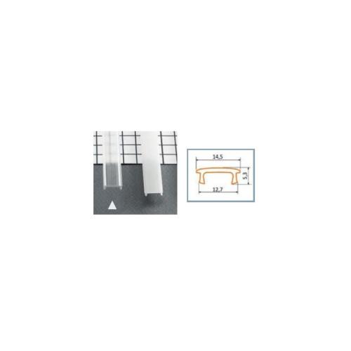 Diffuseur Clip 15.4 mm Transparent pour profilé LED 2000 mm