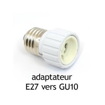 Adaptateur culot E27 vers GU10 - 1