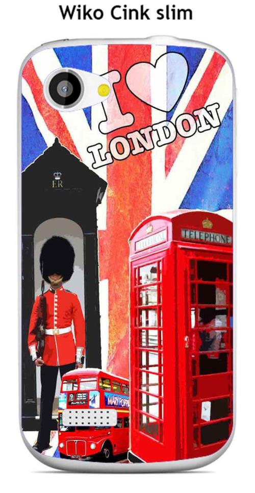 Coque Wiko Cink slim design Londres-4