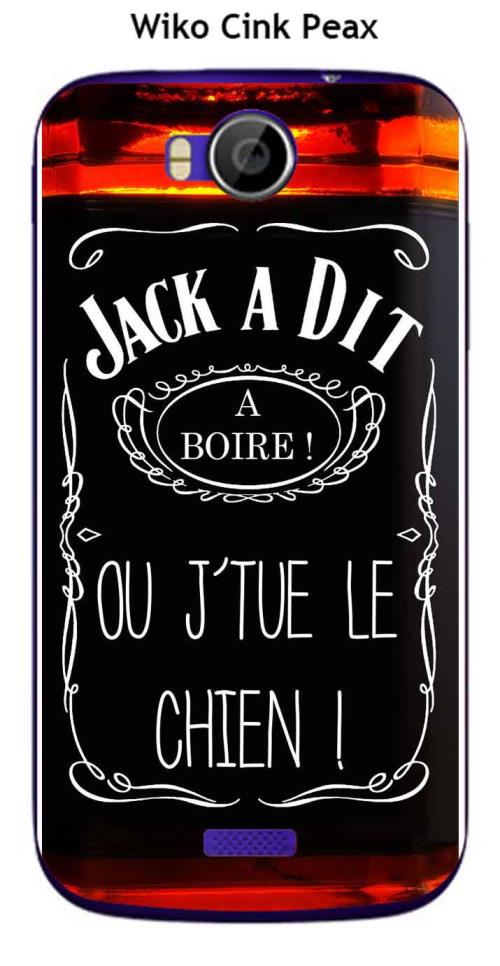 Coque Wiko Cink Peax design Jack à Dit A boire