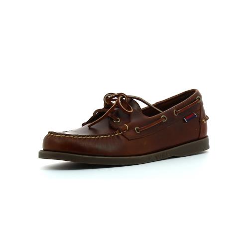 Chaussures de ville Sebago Docksides Leather Marron Pointure 44 Adulte Homme