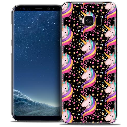 Caseink - Coque Housse Etui Samsung Galaxy S8+/ Plus (G955) [Crystal Gel Motif HD Collection Fantasia Design Licorne Etoilée - Souple - Ultra Fin ]