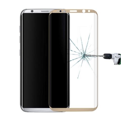 Galaxy S8 / G9500 Film Verre Trempé 0.3mm 9H Doré