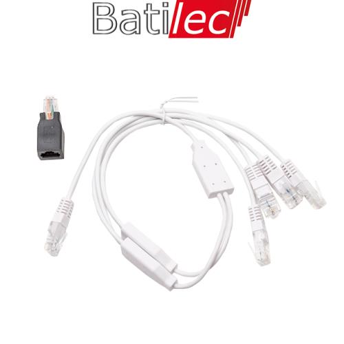 Batilec - Cordon quadruple Téléphone / RJ45