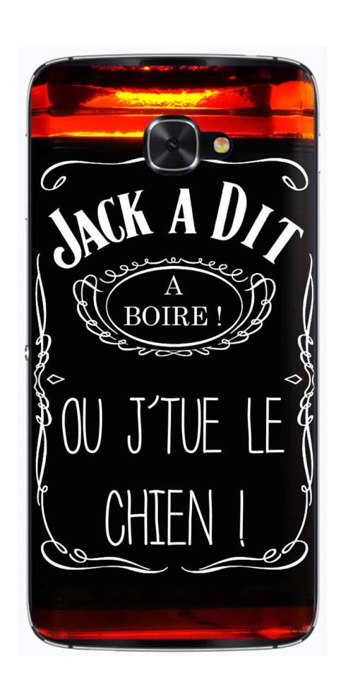 Coque TPU gel souple Alcatel One Touch IDOL 4S - 5.5" design Jack à Dit A boire