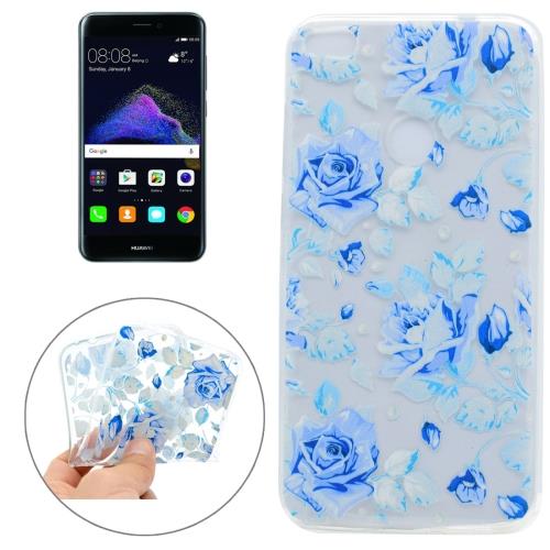 Huawei P8 Lite (2017) Coque Protection TPU Bleu Coloré ALS18218