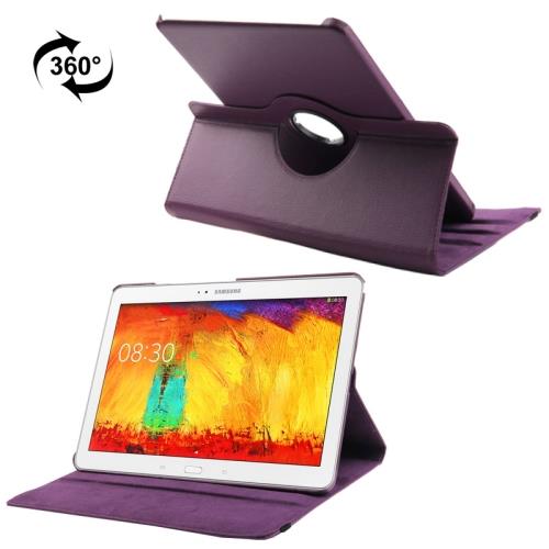 Galaxy Note & Tab Pro 12.2 / P900 Housse Etui Cuir PU Violet Texture Litchi ALS18669