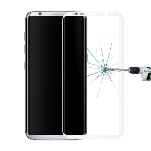 Galaxy S8 / G9500 Film Verre Trempé 0.3mm 9H Blanc