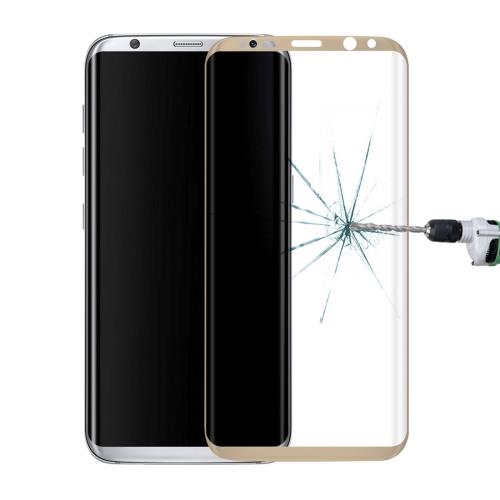 Galaxy S8 Plus / G9550 Film Verre Trempé 0.3mm 9H Doré