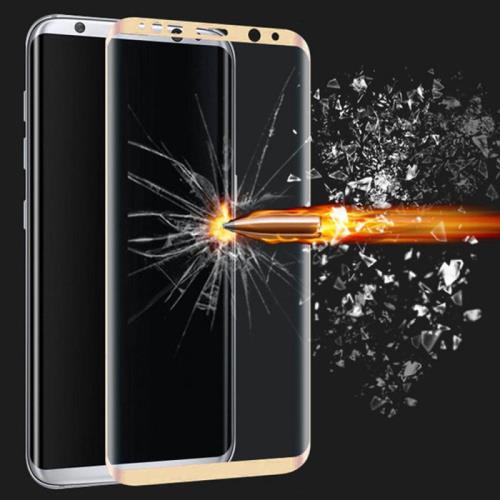 Kowi® Film Protecteur d'écran Verre Trempé incurvé Samsung Galaxy S8 PLUS - Protection Pour Samsung Galaxy S8 PLUS - OR