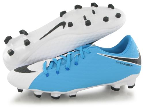Nike Hypervenom Phelon Iii Fg Bleu, chaussures de football homme