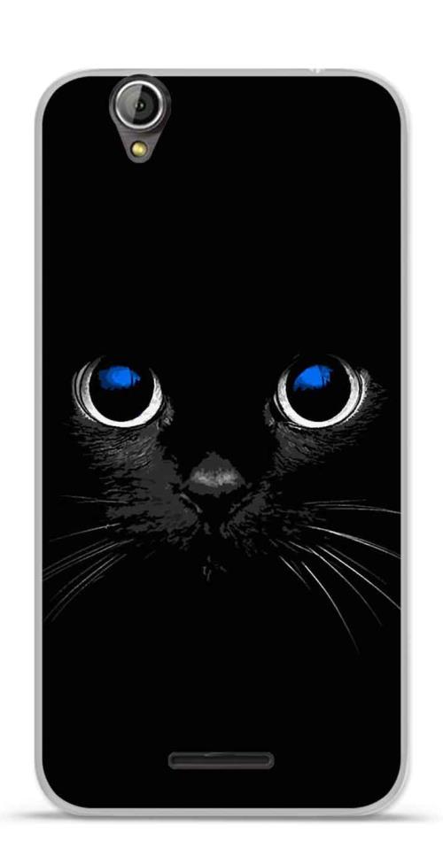 Coque TPU gel souple Acer Liquid Z630 design Chat noir