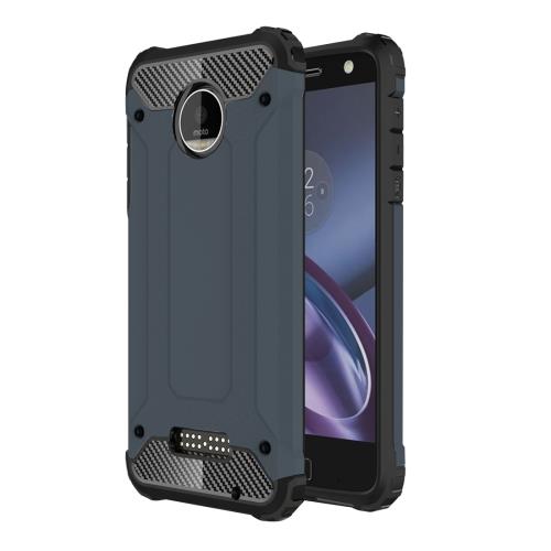 Motorola Z Force Coque Protection Plastique Bleu Combinaison ALS18458