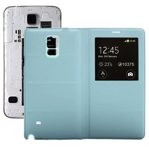 Galaxy Note 4 Housse en cuir PU Complète arrière origine Gris ALS20201
