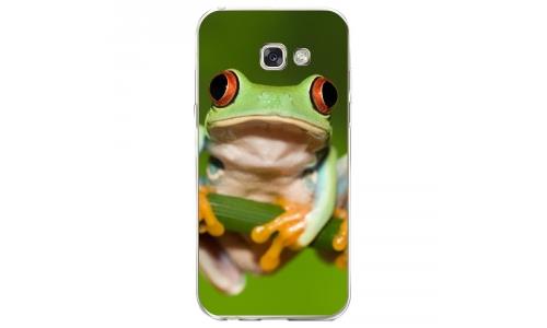 Coque souple pour Samsung Galaxy A5-2017 SM-A520F avec impression Motifs grenouille