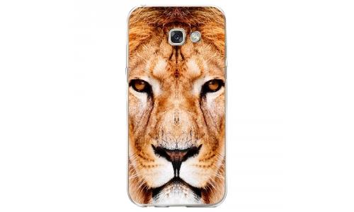 Coque souple pour Samsung Galaxy A5-2017 SM-A520F avec impression Motifs tête de lion
