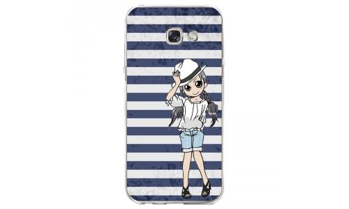 Coque souple pour Samsung Galaxy A5-2017 SM-A520F avec impression Motifs manga fille marin