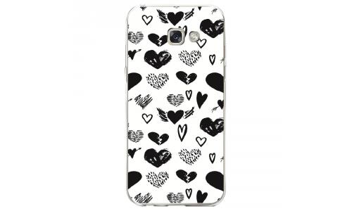 Coque souple pour Samsung Galaxy A5-2017 SM-A520F avec impression Motifs Love coeur 1