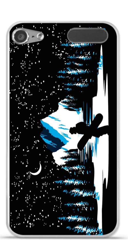 Coque TPU gel souple Apple iPod Touch 5 design surf-neige