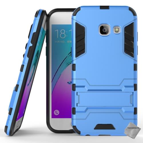 Housse etui coque rigide anti choc pour Samsung Galaxy A3 (2017) - BLEU CLAIR