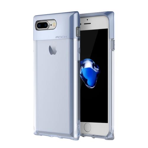 iPhone 7 Plus Coque Protection Plastique Bleu Combinaison Rock Led